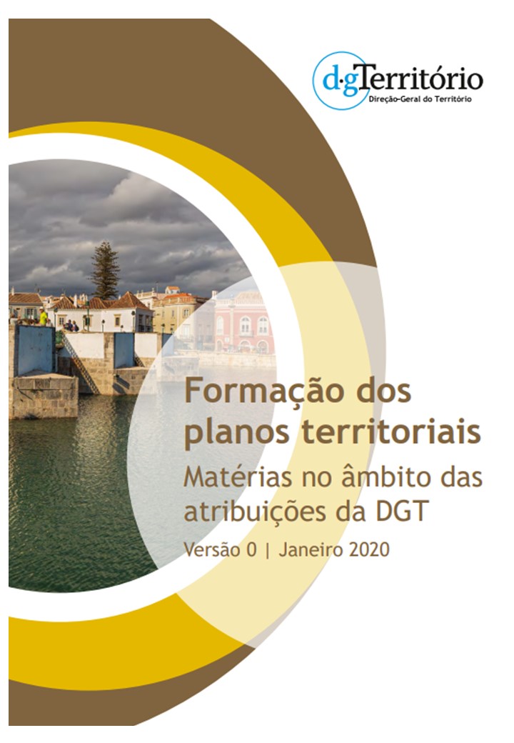 Formação dos planos territoriais - Matérias no âmbito das atribuições da DGT (2020) 