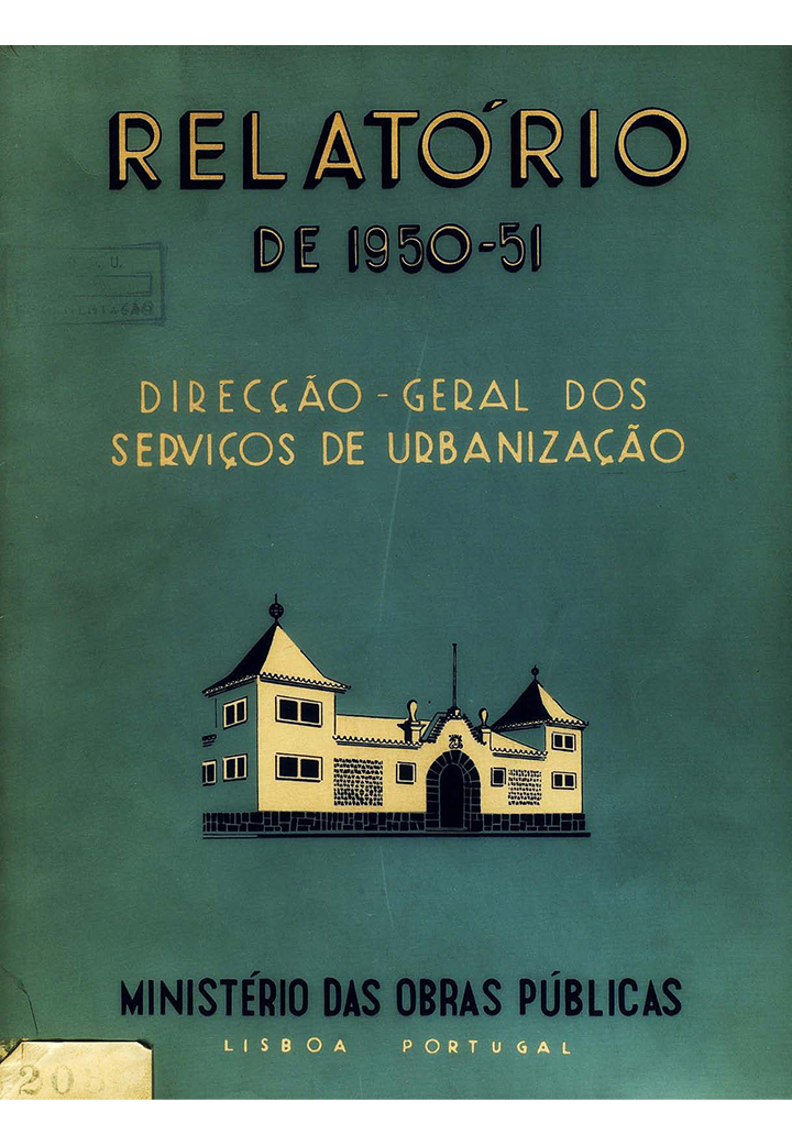 Relatório da Direcção-Geral dos Serviços de Urbanização