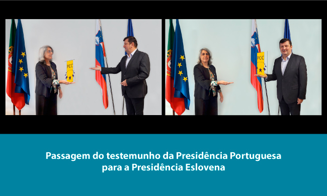 Passagem do testemunho da Presidência Portuguesa para a Presidência Eslovena