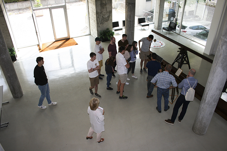 Partilha de conhecimento com alunos da universidade de Bochum, Alemanha