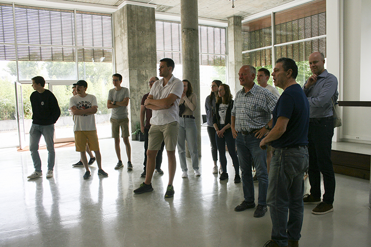 Partilha de conhecimento com alunos da universidade de Bochum, Alemanha