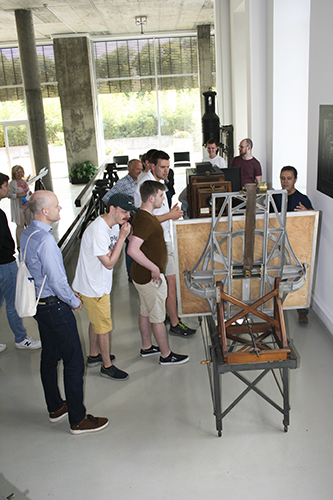 Partilha de conhecimento com alunos da universidade de Bochum, Alemanha