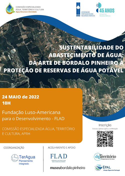 Sustentabilidade do Abastecimento de Água: Da Arte de Bordalo Pinheiro à proteção de reservas de água, 24 de maio