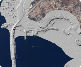 MDT obtido a partir Cartografia Topográfica Vetorial