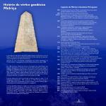 Painel Breve Historia do vértice geodésico Melriça Painel Breve Historia do vértice geodésico Melriça