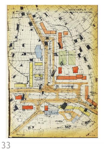 Planta nº.19 – Plano Regulador –  Unidade Urbana de Santo António e São Martinho, escala 1/1 000 [Livro 4, pág 091]