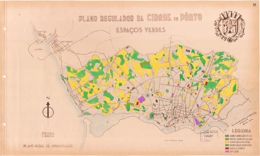 17 - Cartograma nº 15 - Espaços Verdes