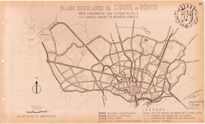 31 - Cartograma nº 29 - Futuras Comunicações e Zonas Verdes