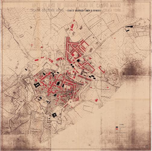 37 - Planta do Estado Actual – Estado de Conservação e Número de Pavimentos (nº 3)