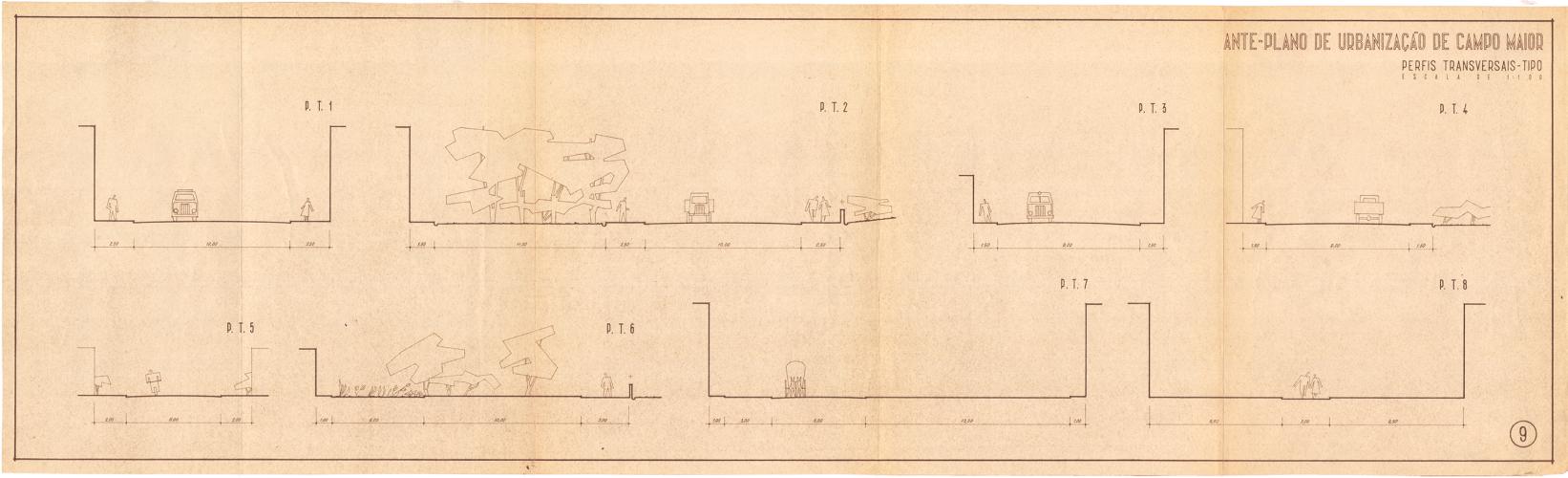 43 - Perfis transversais-tipo (nº 9)