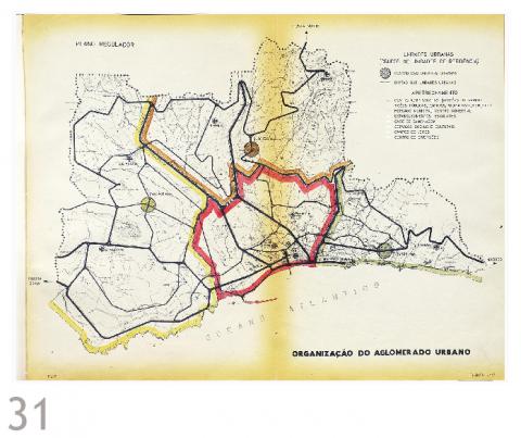 Planta nº.20 – Circulação e Transportes –Rede Geral das Circulações, escala desconhecida [Livro 4, pág 096]