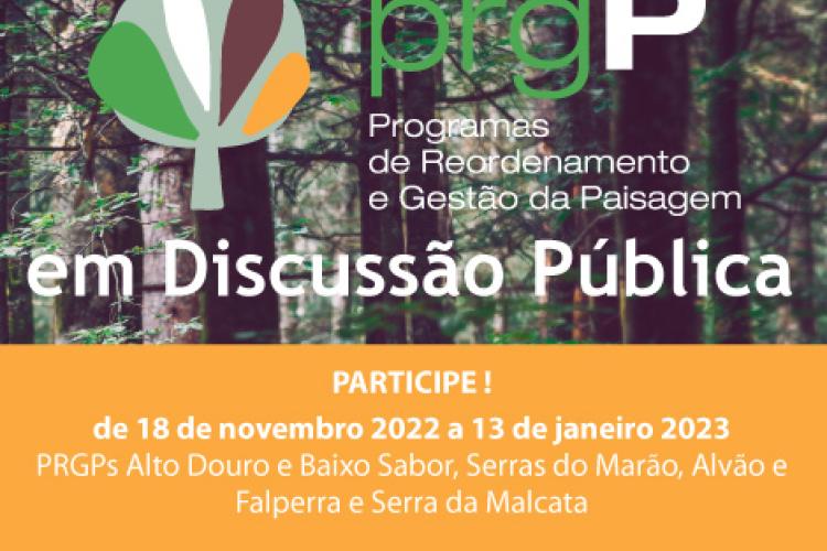 Programas de Reordenamento e Gestão da Paisagem em Discussão Pública