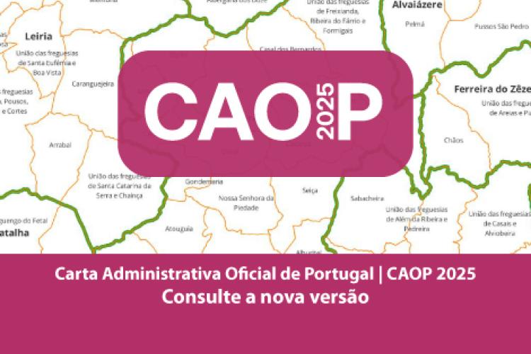 Carta Administrativa Oficial de Portugal - CAOP 2025