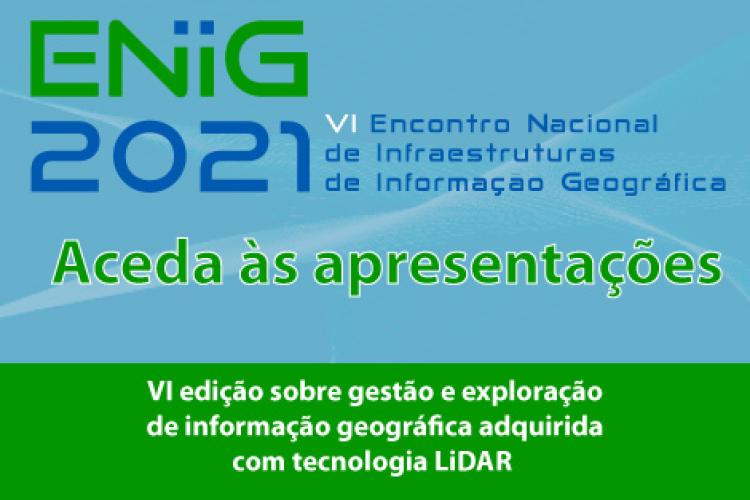 VI edição sobre gestão e exploração de informação geográfica adquirida com tecnologia LiDAR 