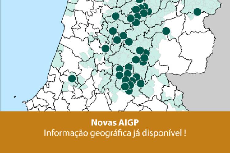 Novas AIGP - Informação geográfica já disponível!