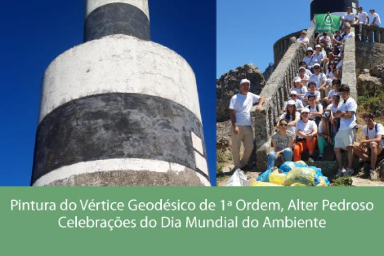 Pintura do Vértice Geodésico de 1ª Ordem, Alter Pedroso