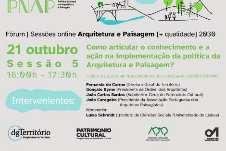 Fórum Arquitetura e Paisagem [+ qualidade] 2030