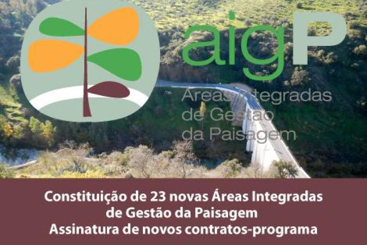 Constituição de 23 novas Áreas Integradas de Gestão da Paisagem