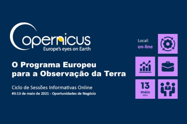O programa Europeu para a Observação da Terra - Ciclo de Sessões Informativas online