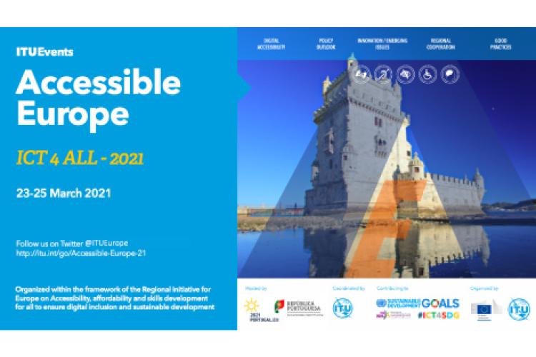 Fórum Accessible Europe: ICTs 4 ALL, 23 – 25 março 2021, 12:00h to 14:00h (CET)
