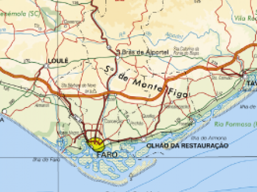 Série Cartográfica Nacional - SCN500K. Carta itenerária