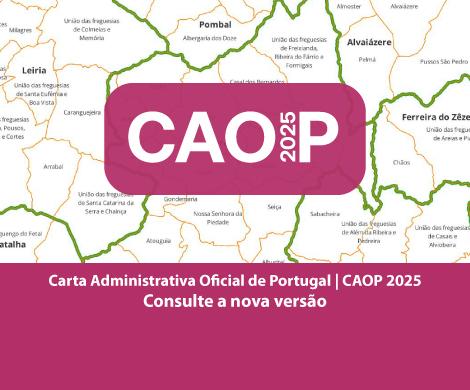 Carta Administrativa Oficial de Portugal - CAOP 2025
