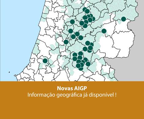  Novas AIGP - Informação geográfica já disponível!