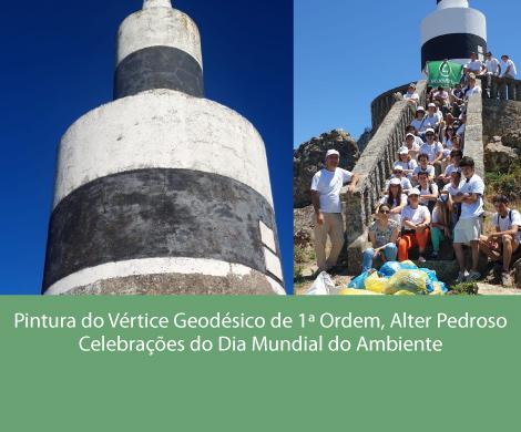 Pintura do Vértice Geodésico de 1ª Ordem, Alter Pedroso