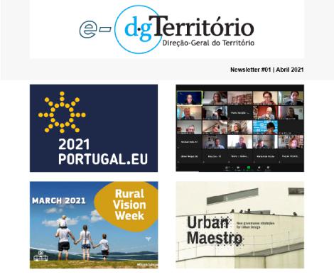 Newsletter DGTerritório - Nº 1 | abril 2021